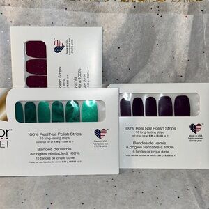 Color Street Nail Polish Strips Trio